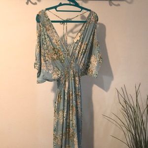 Lovestitch Blue floral Maxi
